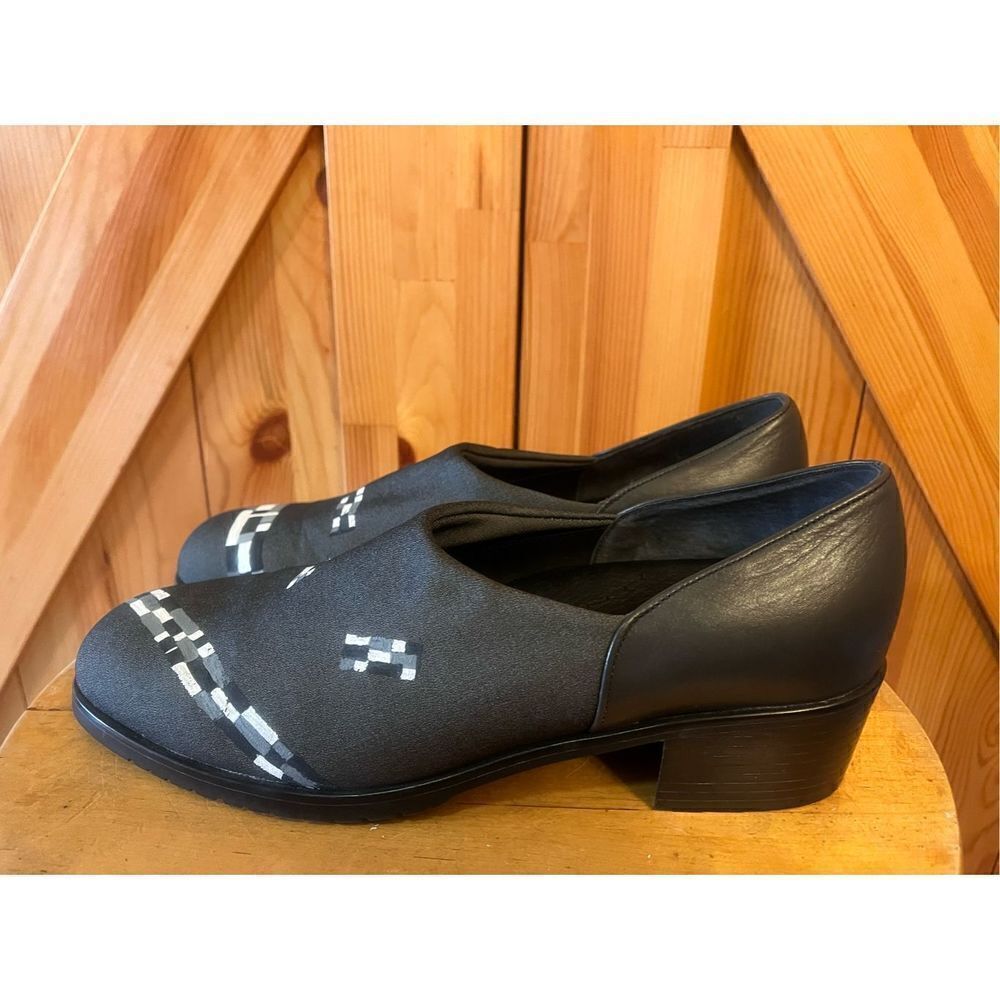 Munro American Gray customized Slip On Loafers Shoes Womens 8.5M
